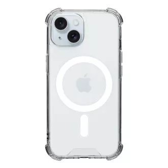 Taktikai MagForce Plyo Cover iPhone 15 átlátszó