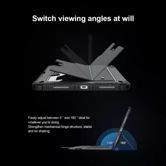 Nillkin Bumper Combo billentyűzet tok iPad 10.9 2022 Fekete