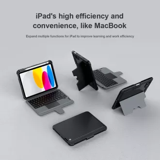 Nillkin Bumper Combo billentyűzet tok iPad 10.9 2022 Fekete