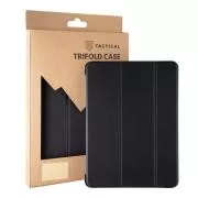 Taktikai könyv Tri Fold Case iPad 11 2025/10.9 2022 Fekete