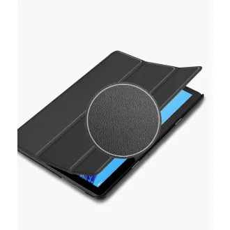 Taktikai könyv Tri Fold Case iPad 11 2025/10.9 2022 Fekete