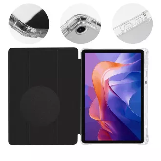 CSOMAG:ME MistyTab tok Xiaomi Redmi Pad 2 fekete színhez CSOMAG:ME MistyTab tok Xiaomi Redmi Pad 2 fekete színhez