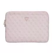 Guess PU 4G háromszög logós borító notebookhoz 14" rózsaszínű