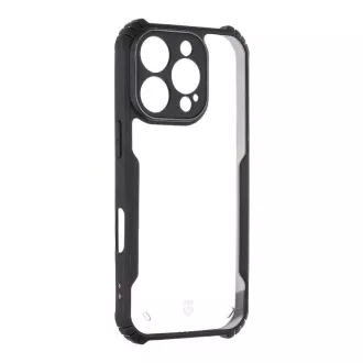 Tactical Quantum lopakodó védőburkolat Apple iPhone 16 Pro készülékhez Clear/Fekete