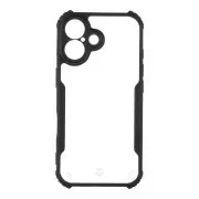 Tactical Quantum lopakodó védőburkolat Apple iPhone 16 készülékhez Clear/Black (átlátszó/fekete)
