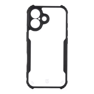 Tactical Quantum lopakodó védőburkolat Apple iPhone 16 készülékhez Clear/Black (átlátszó/fekete)