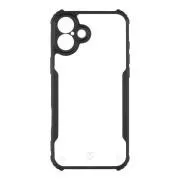 Tactical Quantum lopakodó védőburkolat Apple iPhone 16 Plus készülékhez Clear/Black (átlátszó/fekete)