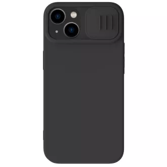 Nillkin CamShield Silky mágneses szilikon borítás Apple iPhone 14 készülékhez Fekete