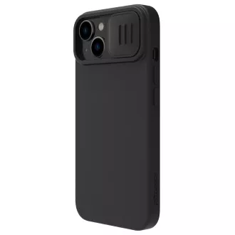 Nillkin CamShield Silky mágneses szilikon borítás Apple iPhone 14 készülékhez Fekete