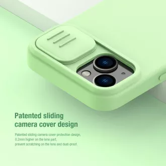 Nillkin CamShield Silky mágneses szilikon borítás Apple iPhone 14 készülékhez Fekete