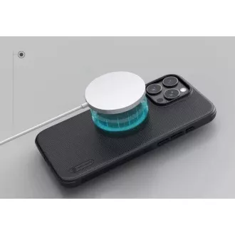 Nillkin Super Frosted PRO mágneses hátlap az Apple iPhone 16 Pro készülékhez Fekete