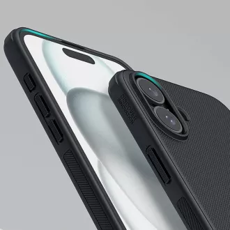 Nillkin Super Frosted PRO mágneses hátlap Apple iPhone 16-hoz Fekete