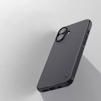 Nillkin Super Frosted PRO hátlap az Apple iPhone 16 készülékhez Fekete