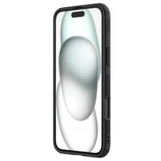 Nillkin Super Frosted PRO hátlap az Apple iPhone 16 készülékhez Fekete