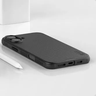 Nillkin Super Frosted PRO hátlap az Apple iPhone 16 készülékhez Fekete