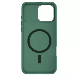 Nillkin CamShield PRO mágneses hátlap Apple iPhone 16 Pro Max készülékhez Sötétzöld