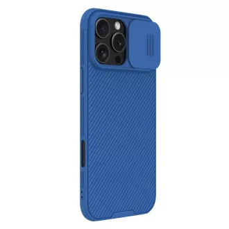 Nillkin CamShield PRO mágneses hátlap Apple iPhone 16 Pro Max készülékhez Kék