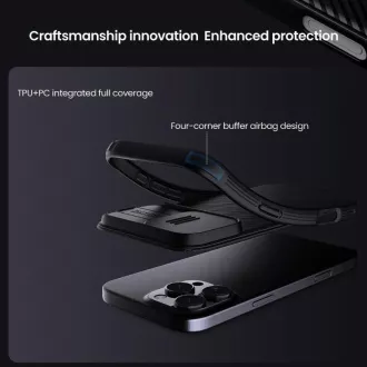 Nillkin CamShield PRO hátlap Apple iPhone 16 Pro Max készülékhez Sötétzöld