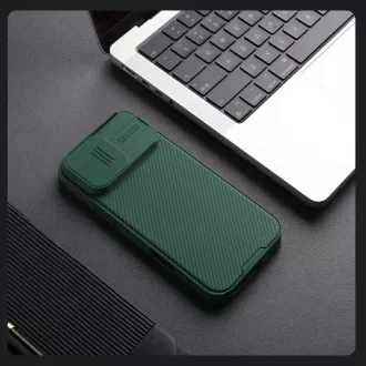 Nillkin CamShield PRO hátlap Apple iPhone 16 Pro Max készülékhez Sötétzöld