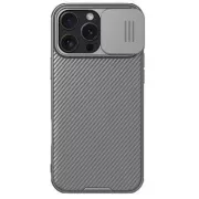 Nillkin CamShield PRO hátlap Apple iPhone 16 Pro Max készülékhez Titánium szürke