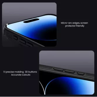 Nillkin CamShield PRO hátlap Apple iPhone 16 Pro Max készülékhez Titánium szürke