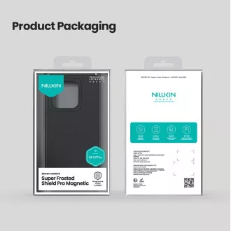 Nillkin Super Frosted PRO mágneses hátlap Xiaomi 14T Pro Fekete
