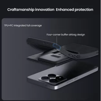 Nillkin CamShield PRO hátlap Xiaomi 14T Fekete