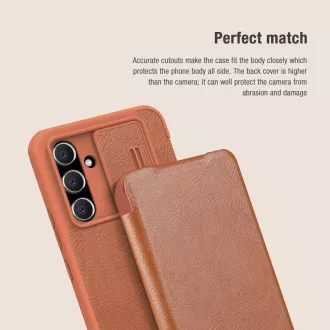 Nillkin Qin Book PRO tok a Samsung Galaxy A54 5G fekete tokhoz