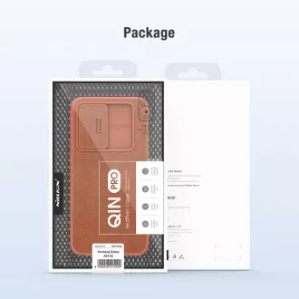 Nillkin Qin Book PRO tok a Samsung Galaxy A54 5G fekete tokhoz