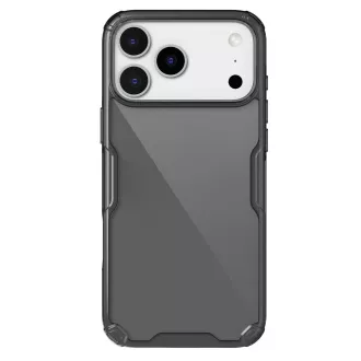 Nillkin Nature TPU PRO borítás Apple iPhone 17 Pro átlátszó fekete