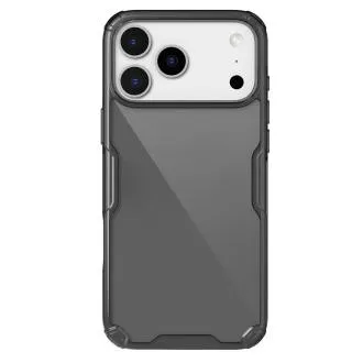 Nillkin Nature TPU PRO tok az Apple iPhone 17 Pro/18 Pro készülékhez, átlátszó fekete Nillkin Nature TPU PRO tok az Apple iPhone 17 Pro/18 Pro készülékhez, átlátszó fekete