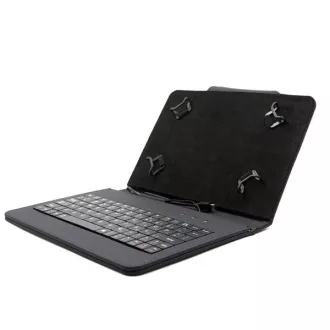 C-TECH tok univerzális klaviatúrával. 7"-7,85" fekete