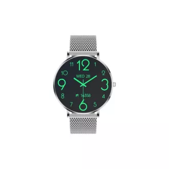 CARNEO Phoenix HR  2nd Gen/41mm/ezüst/elegáns szíj/ezüst