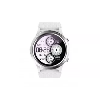 CARNEO Athlete GPS/ezüst/sport szalag/fehér