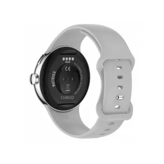 CARNEO Matrixx HR /45mm/ezüst/sport szalag/ezüst