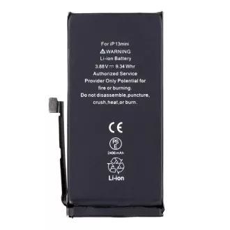 Akkumulátor iPhone 13 mini 2406mAh Li-Ion (Tömeges)