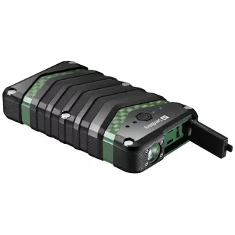 Sandberg hordozható USB tápegység 20100 mAh, Survivor Outdoor, okostelefonokhoz, fekete és zöld színben