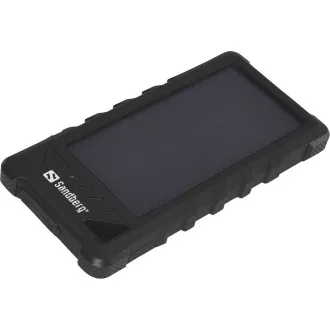 Sandberg hordozható USB 16000 mAh, kültéri napelemes powerbank, okostelefonokhoz, fekete színű