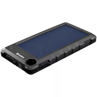 Sandberg Outdoor Solar Powerbank 10000 mAh, napelemes töltő, fekete Sandberg Outdoor Solar Powerbank 10000 mAh, napelemes töltő, fekete