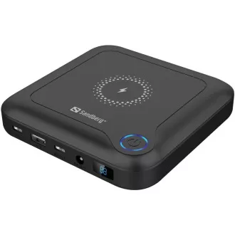 Sandberg All-in1 laptop Powerbank 24000, fekete Sandberg All-in1 laptop Powerbank 24000, fekete