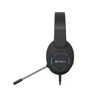 Sandberg Gaming Headset BossBlaster USB-A, LED-es fejhallgató