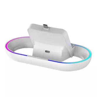 iPega P5P02 töltő dokkoló RGB-vel a Playstation Portal távoli lejátszóhoz Fehér színű