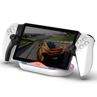 iPega P5P02 töltő dokkoló RGB-vel a Playstation Portal távoli lejátszóhoz Fehér színű iPega P5P02 töltő dokkoló RGB-vel a Playstation Portal távoli lejátszóhoz Fehér színű