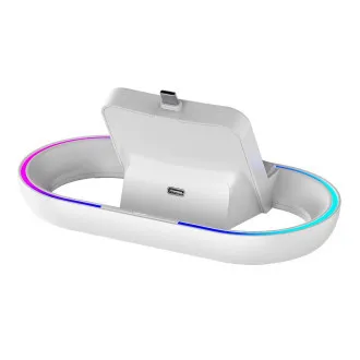 iPega P5P02 töltő dokkoló RGB-vel a Playstation Portal távoli lejátszóhoz Fehér színű iPega P5P02 töltő dokkoló RGB-vel a Playstation Portal távoli lejátszóhoz Fehér színű