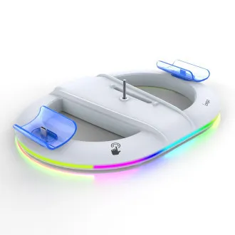 iPega P5S045 Függőleges töltőállvány RGB-vel PS5/PS5 Slim fehér színhez iPega P5S045 Függőleges töltőállvány RGB-vel PS5/PS5 Slim fehér színhez