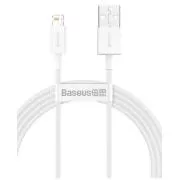 Baseus CALYS-B02 Superior gyors töltőkábel Lightning 2.4A 1.5m Fehér