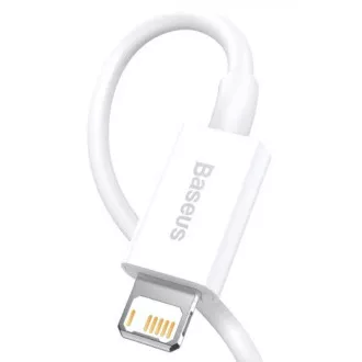 Baseus CALYS-B02 Superior gyors töltőkábel Lightning 2.4A 1.5m Fehér