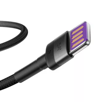 Baseus CATKLF-PG1 Cafule gyorstöltéses adatkábel USB kétoldalas USB 40W 1m szürke/fekete