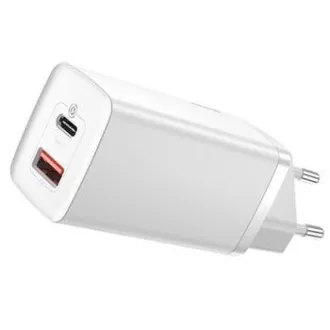 Baseus CCGAN2L-B02 GaN2 Lite Gyorstöltő USB   USB-C 65W Fehér