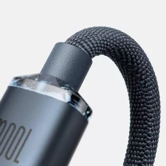 Baseus CAJY000605 Crystal Shine sorozatú adatkábel USB-C - USB-C 100W 1.2m lila